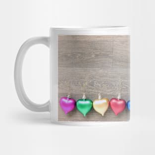 Coloured Hearts Mug